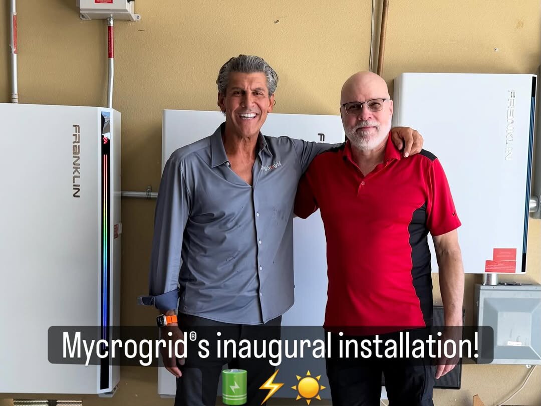 Mycrogrid inaugural installation with battery systems